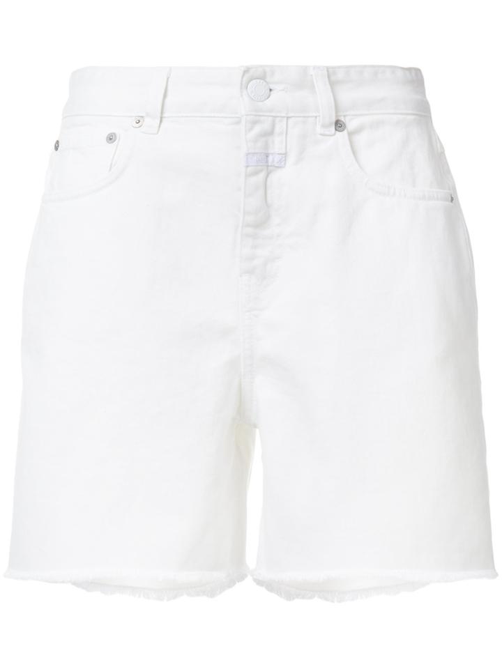 Closed Denim Shorts - White