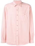 Ami Paris Classic-wide Fit Shirt With Buttoned Chest Pocket - Pink