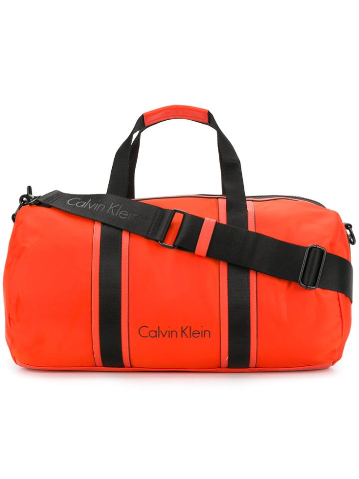 Calvin Klein Blithe Cylinder Duffel Bag - Yellow & Orange