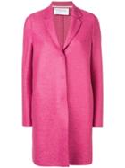 Harris Wharf London Classic Midi Coat - Pink
