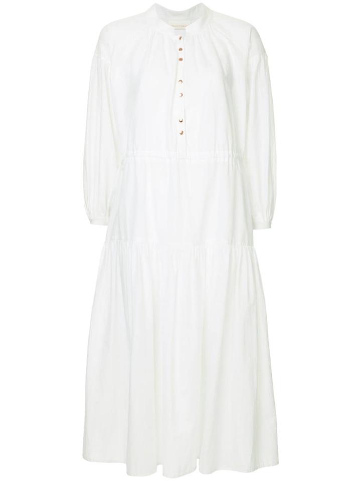 Ginger & Smart Congruity Flared Midi Dress - White
