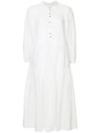 Ginger & Smart Congruity Flared Midi Dress - White
