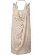 Issey Miyake Vintage Draped Dress - Nude & Neutrals