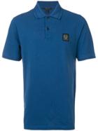Belstaff Logo Patch Polo Shirt - Blue
