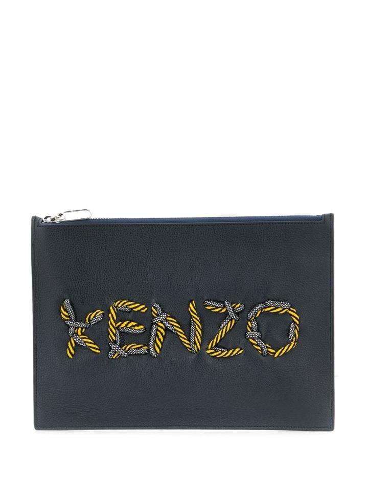 Kenzo Kontrast Clutch - Blue