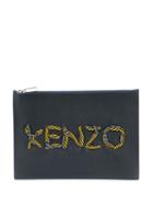 Kenzo Kontrast Clutch - Blue
