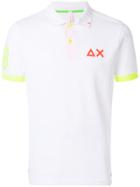 Sun 68 Front Logo Polo Shirt - White