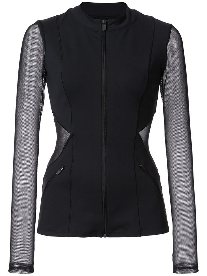 Fitted Sports Jacket - Women - Nylon/spandex/elastane - Xs, Black, Cushnie Et Ochs