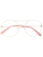 Chloé Thin Round Glasses, Grey, Acetate/metal (other)
