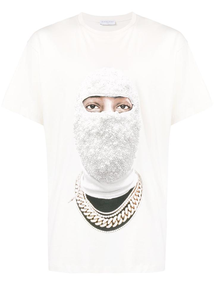 Ih Nom Uh Nit Balaclava Printed T-shirt - White