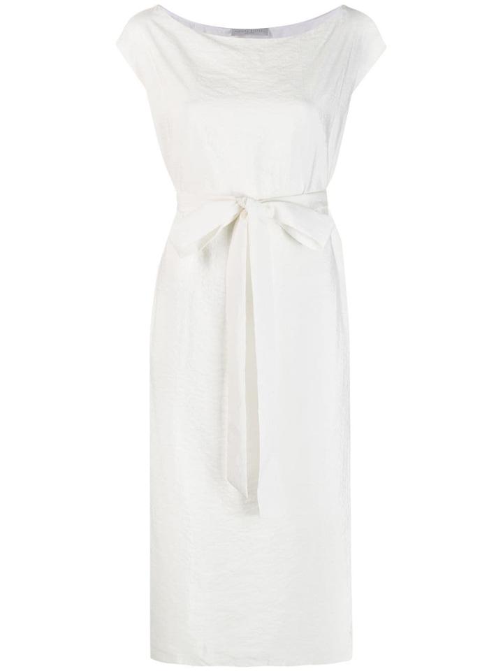 Fabiana Filippi Belted Midi Dress - White