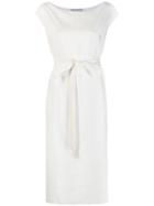 Fabiana Filippi Belted Midi Dress - White