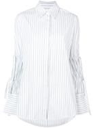 Victoria Victoria Beckham Oversized Striped Shirt - White