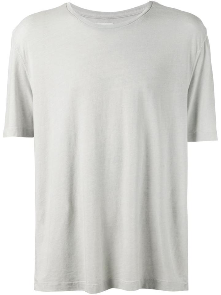Fadeless Boxy Fit T-shirt, Men's, Size: L, Grey, Cotton/polyester/rayon