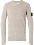 Stone Island Logo Patch Sweater - Nude & Neutrals