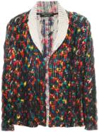Comme Des Garçons Vintage Rainbow-knit Cardigan - Multicolour