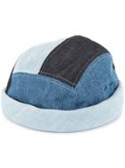 Beton Cire Patched Beanie - Blue