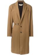 Marni Single Breasted Coat, Men's, Size: 46, Brown, Cotton/virgin Wool