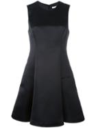 P.a.r.o.s.h. Satin A-line Dress, Women's, Size: Medium, Black, Polyester/acetate/viscose