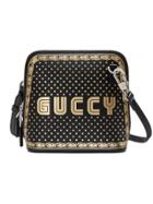 Gucci Guccy Print Mini Shoulder Bag - Black