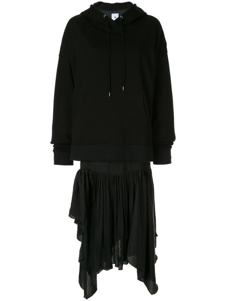 Maison Mihara Yasuhiro Oversized Hoodie Dress - Black