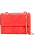 Tory Burch Quilted Flap Shoulder Bag - Red