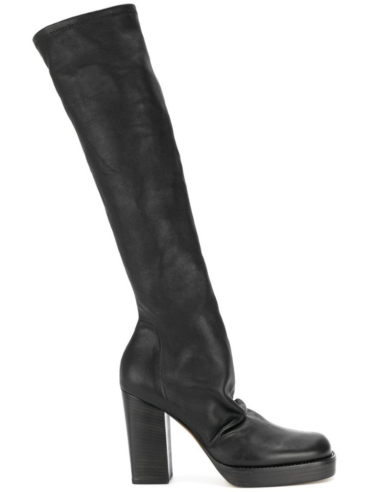 Rick Owens Chunky Platform Boots - Black