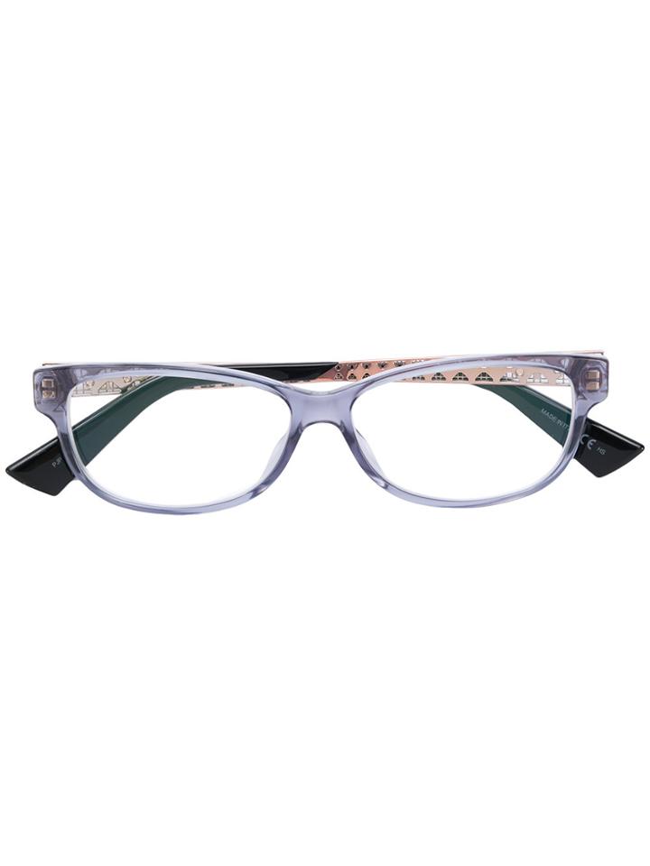 Dior Eyewear Cat Eye Glasses - Metallic