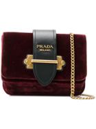 Prada Cahier Convertible Belt Bag - Red