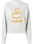 Isabel Marant Étoile Logo Print Sweatshirt - Grey
