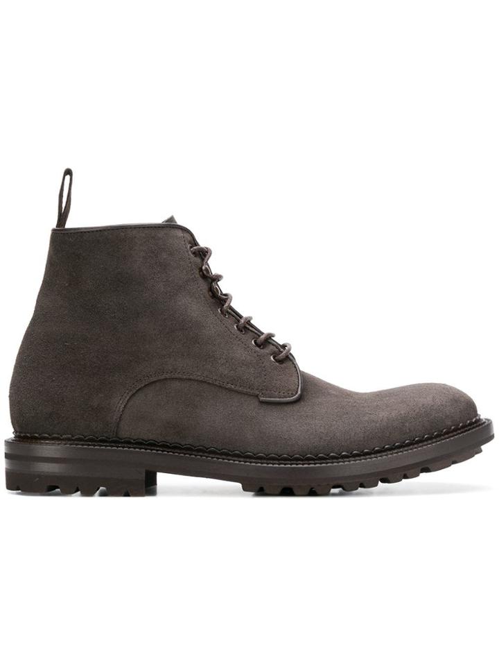 Green George Ankle Boots - Grey