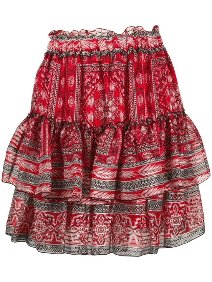 Isabel Marant Ruffle Tiered Skirt