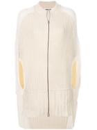 Mcq Alexander Mcqueen Knitted Cape - White