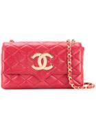 Chanel Vintage Flap Shoulder Bag, Women's, Red