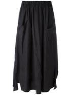 Julien David Pleated Skirt, Women's, Size: Medium, Black, Nylon