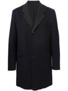 Loro Piana Reversible Single Breasted Coat - Blue