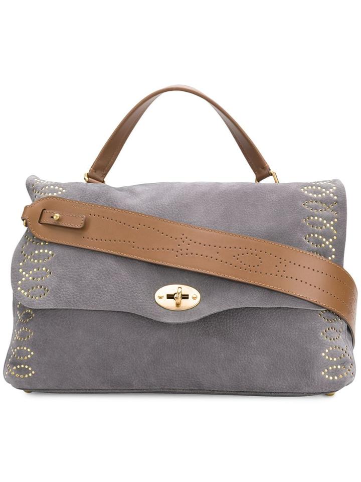 Zanellato Studded Tote - Grey