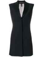 Versace Rear Beaded Dress - Black