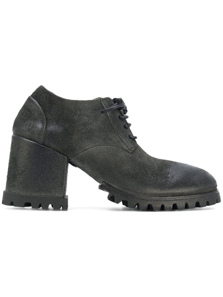 Marsèll Ridged Sole Lace-up Boots - Black