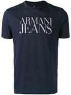 Armani Jeans - Classic T-shirt - Men - Cotton - L, Blue, Cotton