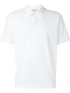 Marni Classic Polo Shirt, Men's, Size: 46, White, Cotton/polyester