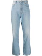 Magda Butrym Cropped Denim Jeans - Blue