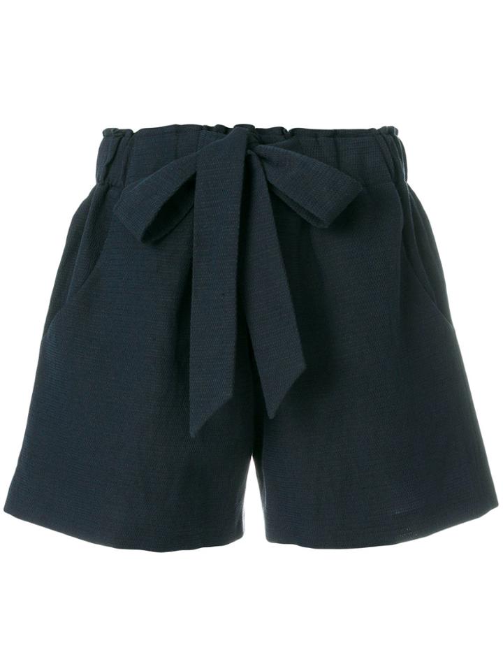 Ymc Tailored Fitted Shorts - Blue