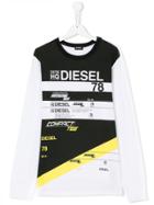 Diesel Kids Teen Tebre T-shirt - White