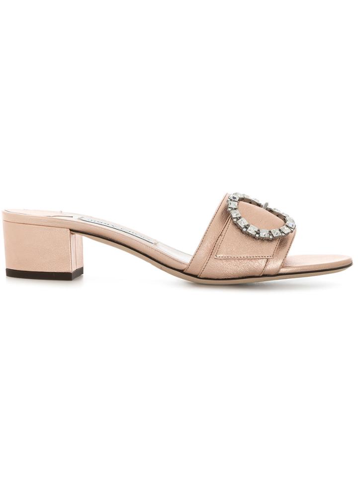 Jimmy Choo Granger 35 Mules - Metallic