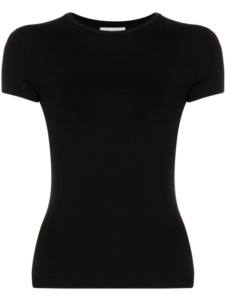 Ninety Percent Fitted Jersey T-shirt - Black
