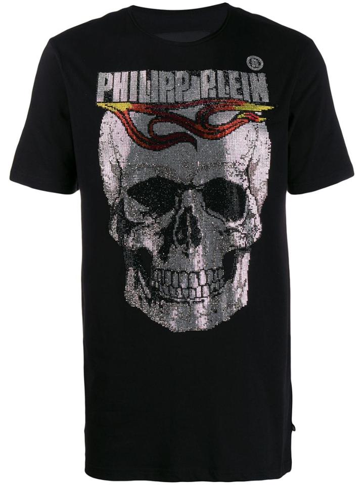Philipp Plein Ss Flame T-shirt - Black