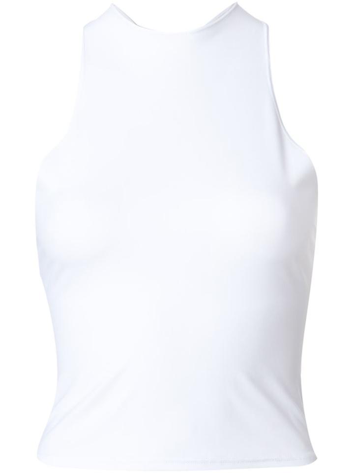 Y / Project Crossback Top, Women's, Size: Large, White, Polyamide/spandex/elastane