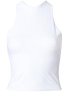 Y / Project Crossback Top, Women's, Size: Large, White, Polyamide/spandex/elastane
