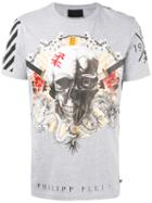 Philipp Plein - Gozu T-shirt - Men - Cotton - L, Grey, Cotton